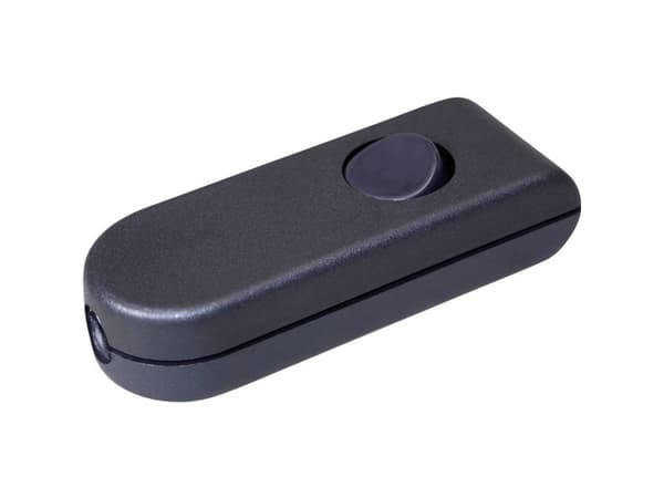 interBär 8093-204.01 Johtokytkin Musta, valkoinen 1 x Off/On 2 A 1 kpl 1 kpl