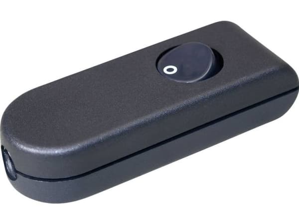 interBär 8093-204.01 Johtokytkin Musta, valkoinen 1 x Off/On 2 A 1 kpl 1 kpl