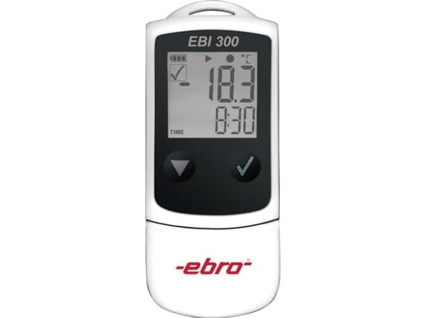 ebro EBI 300Temperatur-datalogger, måleskriver, 40000, -30 til +60 °C, 0.1 °C