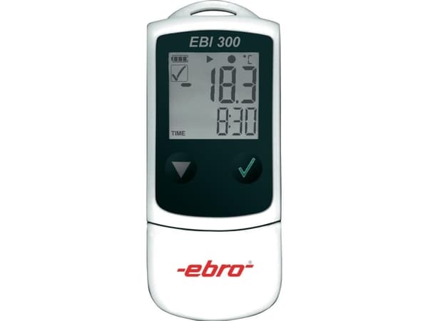 ebro EBI 300Temperatur-datalogger, måleskriver, 40000, -30 til +60 °C, 0.1 °C