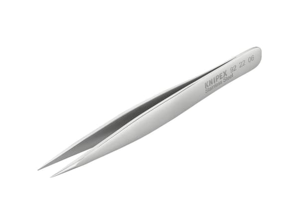 Knipex 92 22 06, Stål, Metallisk, Spiss, Rett, 15 g, 120 mm