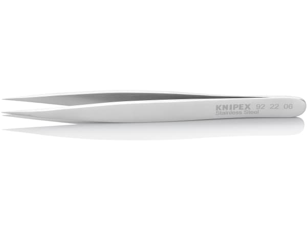 Knipex 92 22 06, Terästä, Metallinen, Suippokärkinen, Suora, 15 g, 12 cm