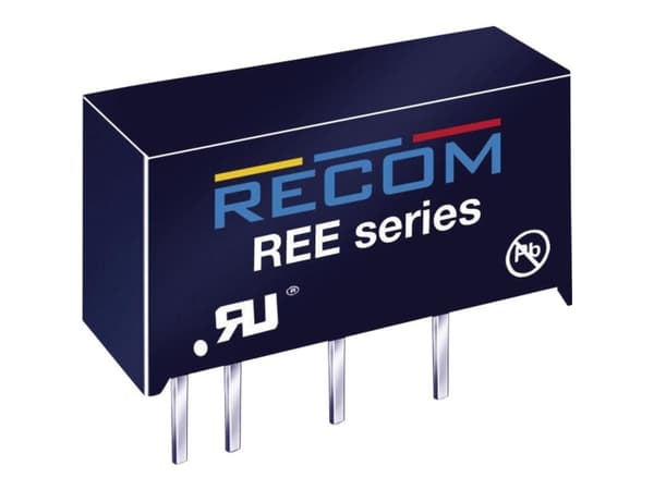 RECOM REE-0505S DC/DC-omvandlare, tryck 5 V/DC 5 V/DC 200 mA 1 W Antal utgångar: 1 x