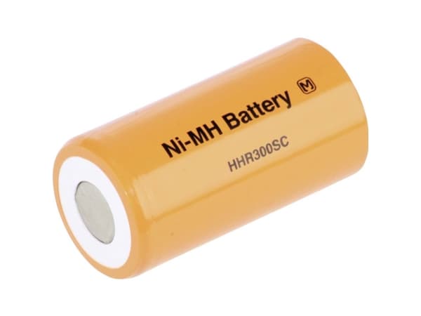 Panasonic HHR30SCP-TOY Special-batteri Sub-C Flat-Top NiMH 1.2 V 3050 mAh
