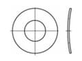 Pikkukuva 4 / 4: TOOLCRAFT 105882 Jousialuslevyt Sisähalkaisija: 7,4 mm DIN 137 Jousiteräs 100 kpl