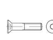 TOOLCRAFT 401632 Undersænkede skruer M3 16 mm Indvendig sekskant DIN 7991 Rustfrit stål 100 stk