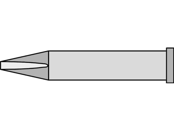 Weller XT A, Lödspets, Weller, WP120, 1 styck, 1,6 mm, 0,7 mm