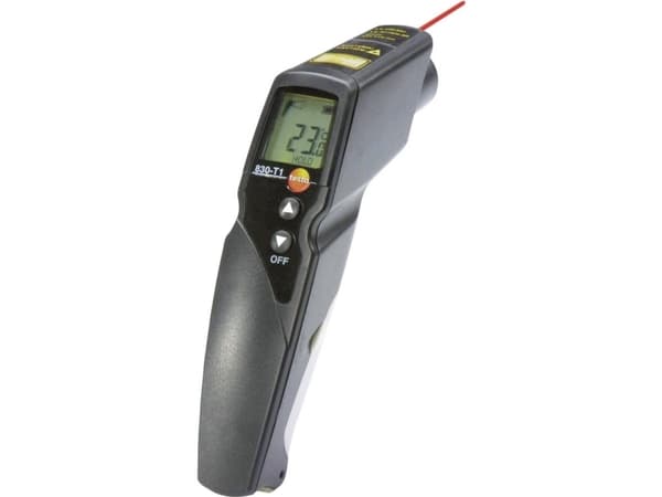 Termometer Testo T830-T1 Optisk/Hørbar alarm Infrarød Fokus 10:1m -30 til +400C,stk
