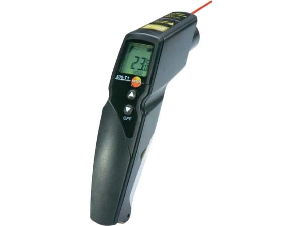 Termometer Testo T830-T1 Optisk/Hørbar alarm Infrarød Fokus 10:1m -30 til +400C,stk