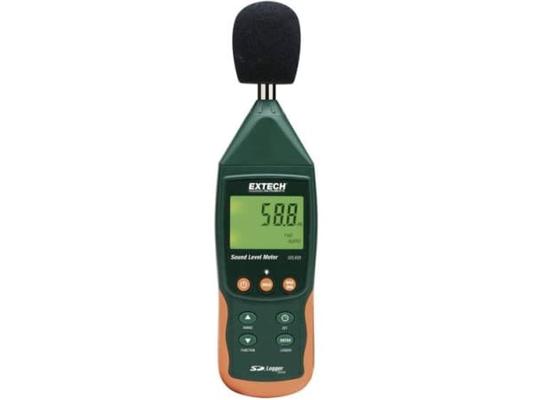 Lydniveau-måleapparat Extech SDL600 31,5 Hz - 8000 Hz 30 - 130 dB Kalibreret Fabriksstandardi