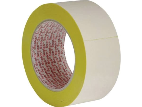 3M XT-8015-0356-3, Keltainen, Kiinnittävä, Polypropeeni (PP), 60 °C, 25 m, 50 mm