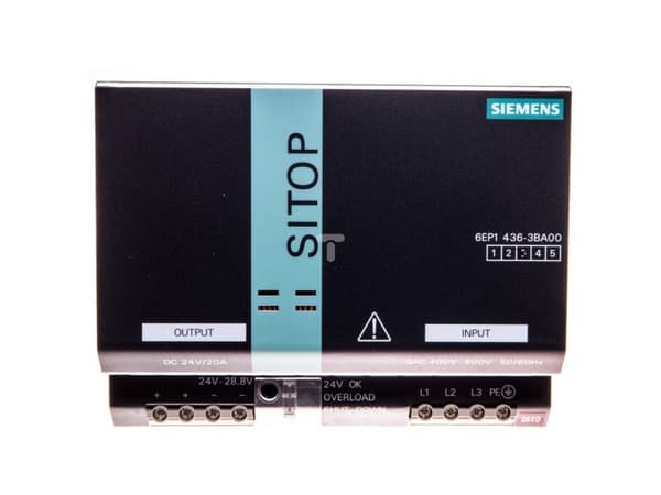 SITOP modulær PSU 24VDC 20A 3X320-550VAC