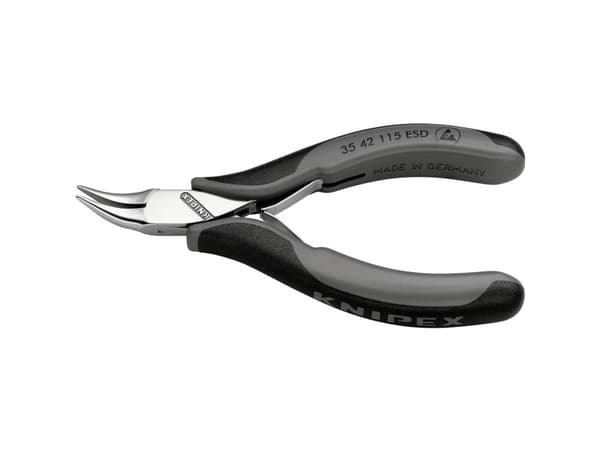 Knipex 35 42 115 ESD, Stål, Plast, Sort, Grå, 115 mm, 74 g