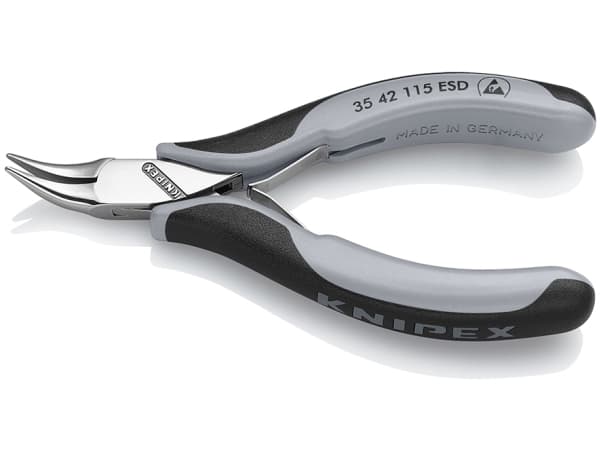 Knipex 35 42 115 ESD, Stål, Plast, Sort, Grå, 115 mm, 74 g
