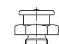 Miniatyrbilde 1 av 4: TOOLCRAFT Flad smørenippel 11 mm Stål galvaniseret kvalitet 5.8 M8 100 stk