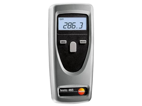 Testo 0563 0465, LCD, 5 cifre, Lajittelu, Grå