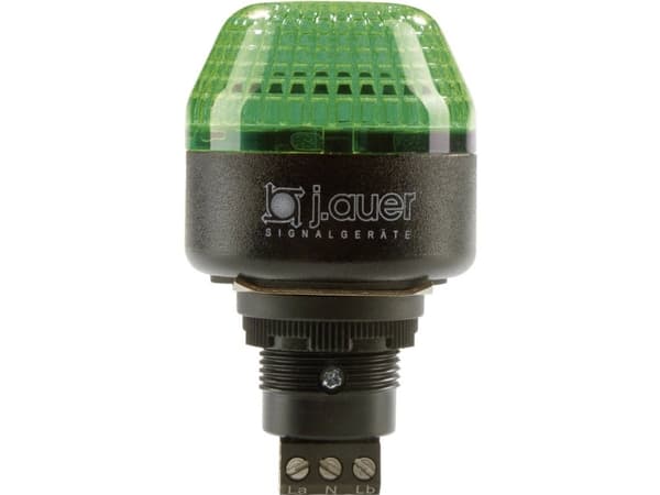 Auer Signalgeräte Signallampa LED IBM 801506313 Grön Konstant ljus, blinkers 230 V/AC