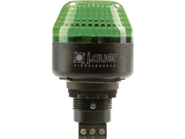 Auer Signalgeräte Signallampa LED IBM 801506313 Grön Konstant ljus, blinkers 230 V/AC