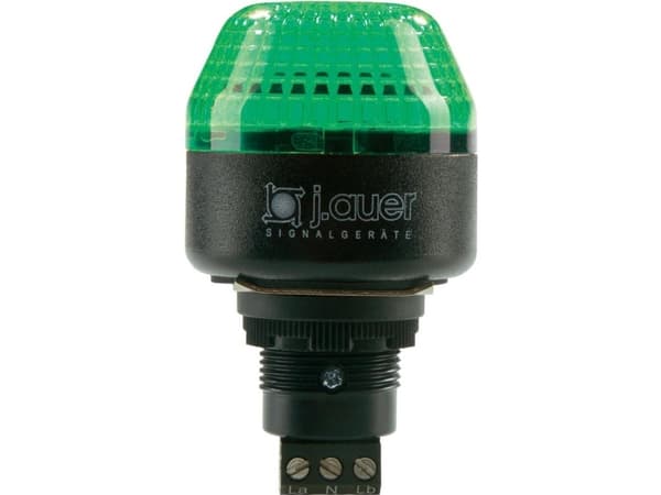 Auer Signalgeräte Signallampa LED IBM 801506313 Grön Konstant ljus, blinkers 230 V/AC