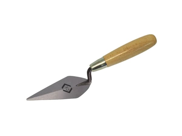 C.K Pointing Trowel Carbon Steel Wood Grip 100mm C.K. T5060 4