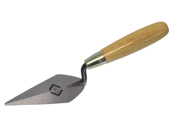 C.K Pointing Trowel Carbon Steel Wood Grip 100mm C.K. T5060 4