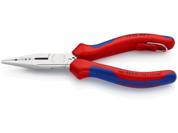 Knipex 13 81 200, Avisoleringstang, 1,5 cm, Ripebestandig, Sjokkresistent, Stål, Plast, Rød