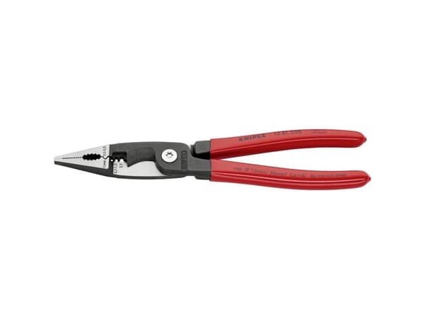 Knipex 13 81 200, Avisoleringstang, 1,5 cm, Ripebestandig, Sjokkresistent, Stål, Plast, Rød