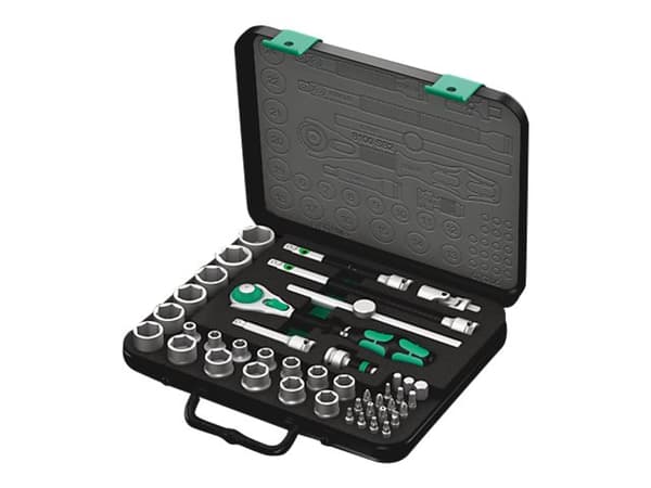 Wera Zyklop 8100 SB 2 - Ratcheting torque wrench with bit and socket set - 43 deler