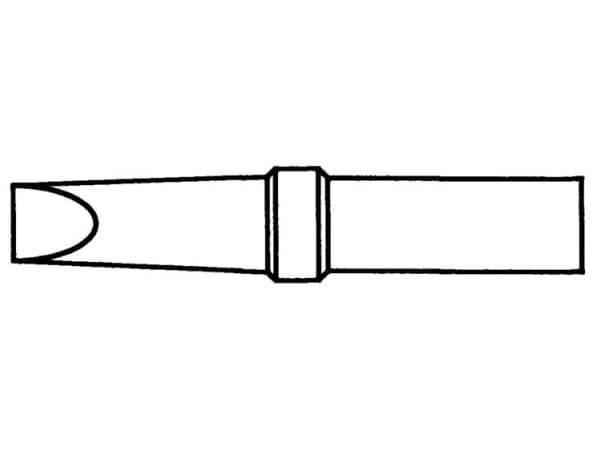 Weller 4ETB-1, Weller, Metallisk, 1 styck, 0,8 mm, 2,4 mm, 34,5 mm