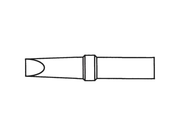 Weller 4ETB-1, Weller, Metallisk, 1 styck, 0,8 mm, 2,4 mm, 34,5 mm
