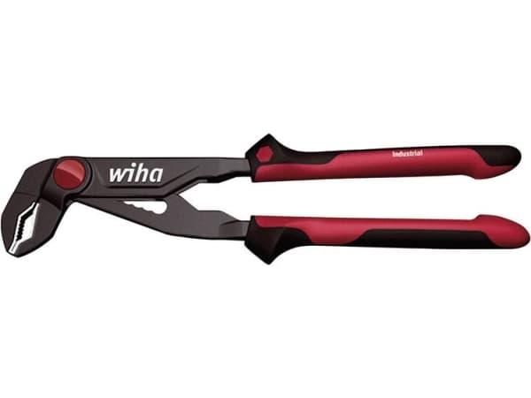 Wiha Z 22 0 02, Tunge-og-spids tang, 3 cm, Krom-vanadium-stål, Sort/röd, 18 cm, 17,8 cm (7")
