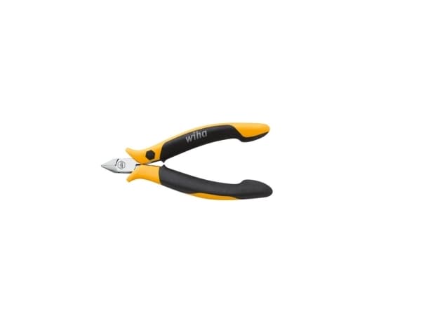 Wiha Z 40 1 04, Diagonal tang, Kull stål, Sort, Gult, 115 mm, 63,5 g