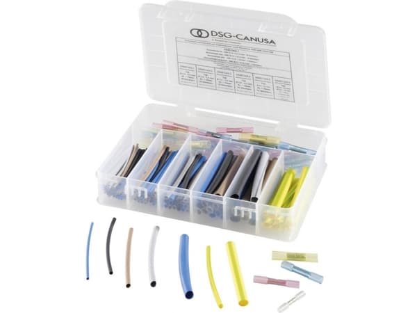 Dsg Canusa 8011000995 Heat Shrink Tubing Assortment Shrink Ratio:3:1 166 Pieces