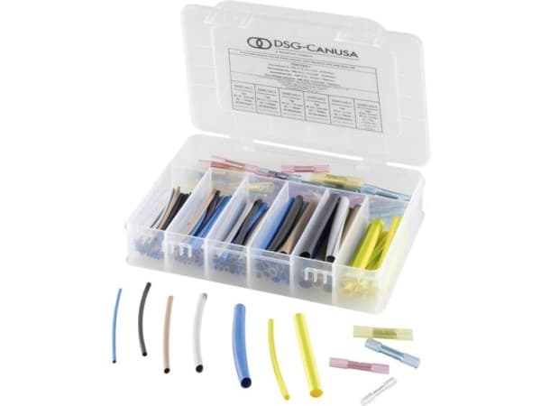 Dsg Canusa 8011000995 Heat Shrink Tubing Assortment Shrink Ratio:3:1 166 Pieces