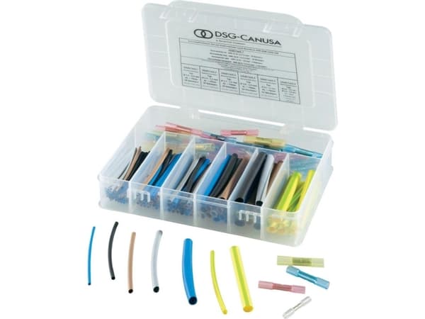 Dsg Canusa 8011000995 Heat Shrink Tubing Assortment Shrink Ratio:3:1 166 Pieces