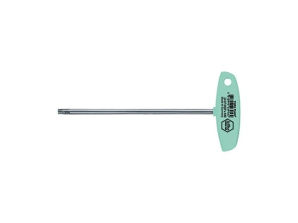 Wiha 26954, L-torx-nøkkel, T10, Grønn, Metallisk, Kromvanadiumstål, 4 mm, 80 mm