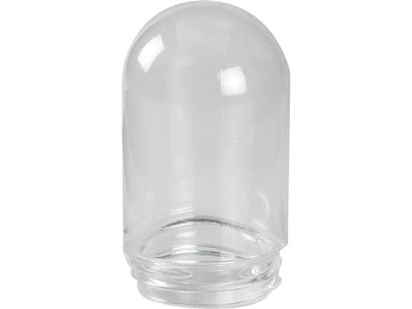 Cylinderglas klar m/gevind