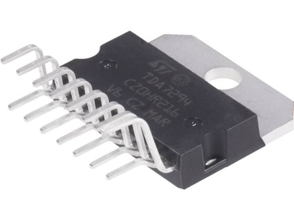 STMicroelectronics TDA7294V Linear IC - förstärkare-audio 1-kanalig (mono) Class AB Multiwatt-15