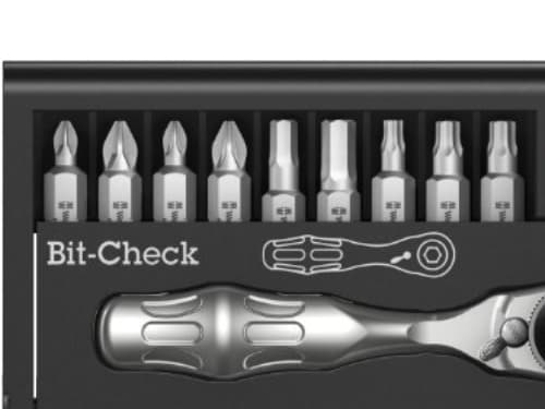 Wera 05073645001, 9 kpl, Kuusikulmainen (metrinen), Phillips, Pozidriv, Torx, PH 1, PH 2, PZ 1, PZ 2, TX15, TX20, TX25, 4,5 mm