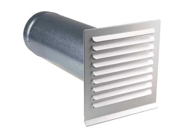 Wallair N37826 Energiaa säästävä seinärasia Sopii putken halkaisijaan: 10 cm
