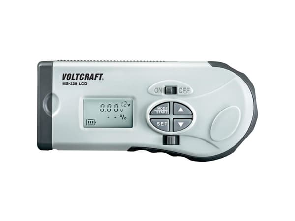 VOLTCRAFT Batteritester MS-229 LCD Måleområde (batteritester) 1,2 V, 1,5 V, 3 V, 9 V, 12 V Batteri, Batteri MS-229 LCD