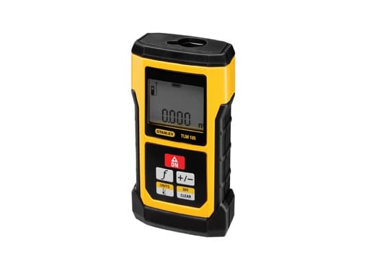 Stanley TLM165, LCD, m, Musta, Keltainen, IP54, Alkali, AAA