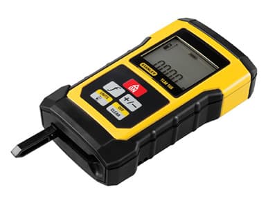 Stanley TLM165, LCD, m, Musta, Keltainen, IP54, Alkali, AAA