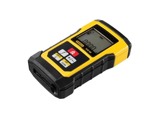 Stanley TLM165, LCD, m, Musta, Keltainen, IP54, Alkali, AAA