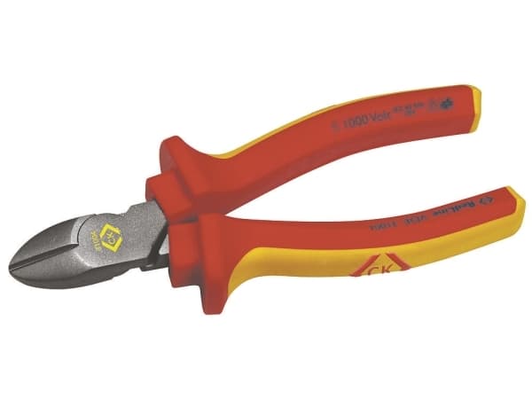 C.K Tools 431017, Diagonal tang, Stål, Oransje, Rød, 160 mm