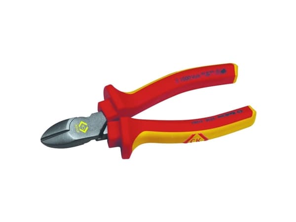 C.K Tools 431017, Diagonal tang, Stål, Oransje, Rød, 160 mm