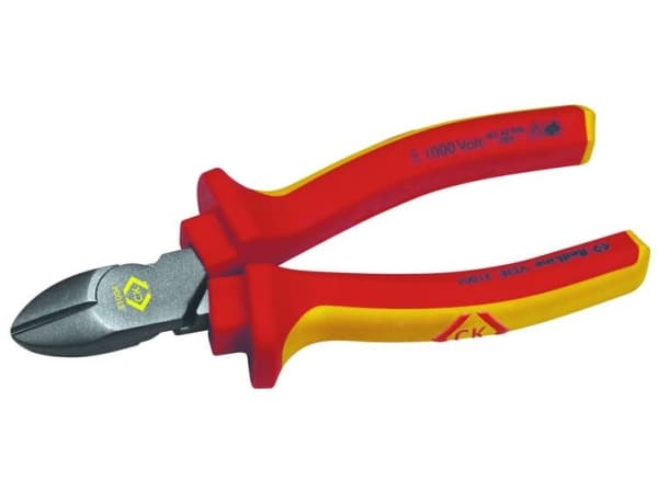 C.K Tools 431017, Diagonal tang, Stål, Oransje, Rød, 160 mm
