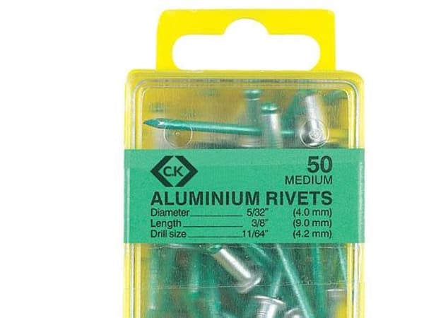 C.K. T3819A 412 C.K. Pop Niitit Alumiini 3.15x9mm Laatikko 50 kpl 1 kpl(t)