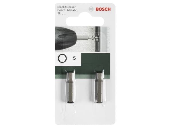 Bosch Tillbehör Hex-bits 4 mm C 6.3 2 st