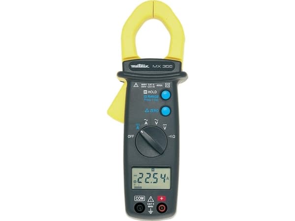 Metrix MX 355 Strømtang digital CAT III 600 V Visning (counts): 6000